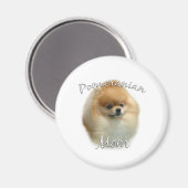 Aimant Pomeranian Maman 2 (Recto/Verso)