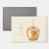 Aimant Pomme caramélisée (Recto/Verso)