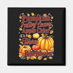 Aimant Pomme Cidre Couvertures chaudes Feuilles Automne H