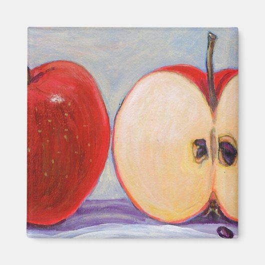 Aimant Pomme coupée (Devant)