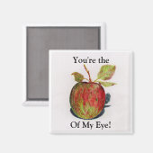Aimant Pomme de mon oeil (Recto/Verso)