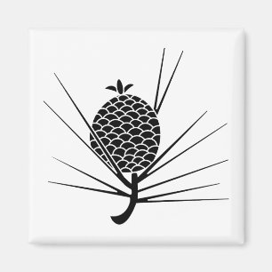 Aimant Pomme de pin avec aiguilles