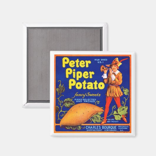 Aimant Pomme de terre à pipi (Recto/Verso)