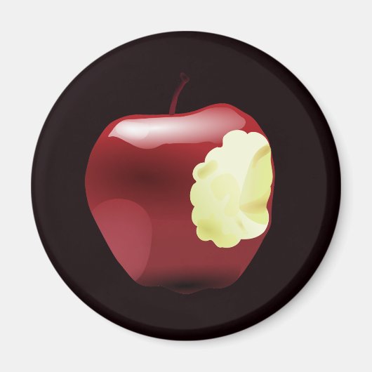 Aimant Pomme mordue (Devant)