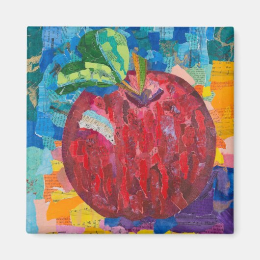 Aimant Pomme musicale (Devant)