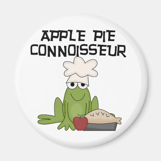 Aimant Pomme Pie Connoisseur Tshirts et cadeaux (Devant)