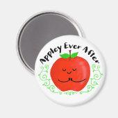 Aimant Pomme Positive - Appley Jamais Après (Recto/Verso)