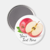 Aimant Pomme rouge (Recto/Verso)