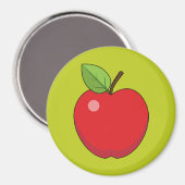 Aimant Pomme rouge (Recto/Verso)