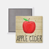 Aimant Pomme rouge Cider (Recto/Verso)