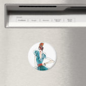 Aimant Pomme sauvage | Haute Couture - Croquis mode (In Situ (Lave-vaisselle))