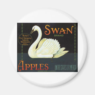 Aimant Pommes de marque de cygne