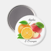 Aimant Pommes et oranges (Recto/Verso)