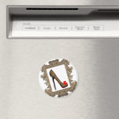 Aimant Pompe Leopard Stiletto encadrée (In Situ (Lave-vaisselle))