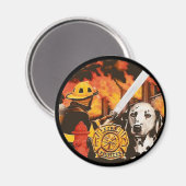 Aimant pompier (Recto/Verso)