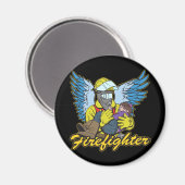 Aimant Pompier Angel (Recto/Verso)