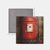 Aimant Pompier - La boîte à feu (Recto/Verso)