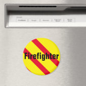 Aimant Pompier rouge/jaune/noir (In Situ (Lave-vaisselle))