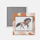 Aimant poney de guerre (Recto/Verso)