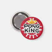 Aimant Pong King Red (Recto/Verso)