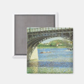 Aimant Pont à Argenteuil par Gustave Caillebotte (Recto/Verso)