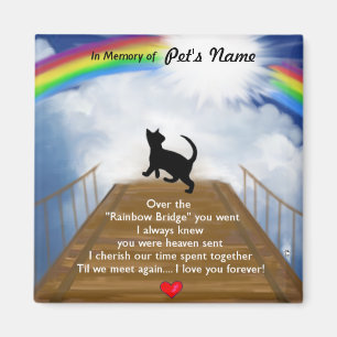 Aimant Pont arc-en-ciel pour chats