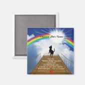 Aimant Pont arc-en-ciel pour chiens (Recto/Verso)