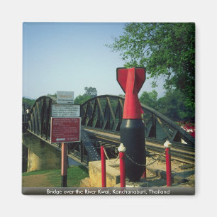 Aimant Pont au-dessus de la rivière Kwai, Kanchanaburi,