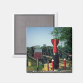 Aimant Pont au-dessus de la rivière Kwai, Kanchanaburi, T (Recto/Verso)