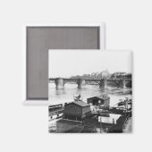 Aimant Pont Augustus, Dresde, vers 1910 (Recto/Verso)