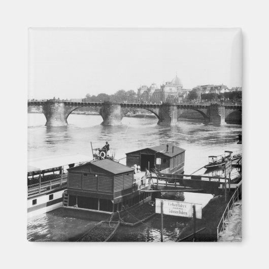 Aimant Pont Augustus, Dresde, vers 1910 (Devant)