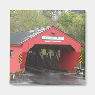 Aimant Pont couvert de Taftsville, Vermont
