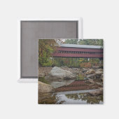 Aimant Pont d'Albany, juste au large du Kancamagus (Recto/Verso)