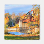 Aimant Pont d'automne du Vermont (Devant)