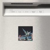 Aimant Pont de Bir-Hakeim la nuit - Paris, France (In Situ (Lave-vaisselle))