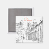 Aimant Pont de Bir-Hakeim sur la Seine - Paris, France (Recto/Verso)