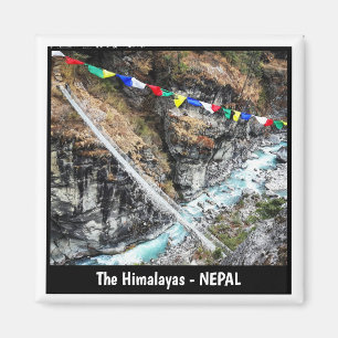 Aimant Pont de Hanging, Sagarmatha, piste de l'Everest -