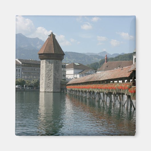 Aimant Pont de la Chapelle, Lucerne, Suisse (Devant)