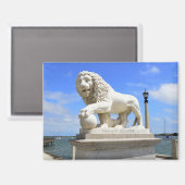 Aimant Pont de Lions Sculpture (Recto/Verso)