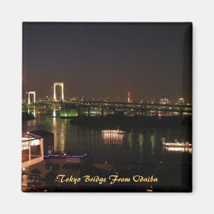 Aimant Pont de Tokyo d'Odaiba, Tokyo Japon