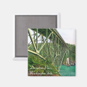 Aimant pont, Deception Pass, État de Washington (Recto/Verso)