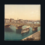 Aimant Pont des Arches, Liège, Belgique<br><div class="desc">Impression photomécanique vintage du Pont des Arches à Liège,  Belgique,  prise vers la fin du 19ème siècle. Photo de LOC (LC-DIG-ppmsc-05691). owgs01</div>