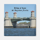 Aimant Pont des Lions St Augustine Floride Photographie (Devant)
