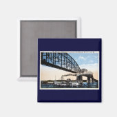 Aimant Pont des marchands, Mississippi River, St. Louis,  (Recto/Verso)