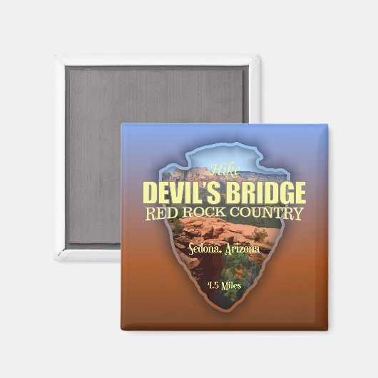 Aimant Pont du diable (flèche) (Recto/Verso)