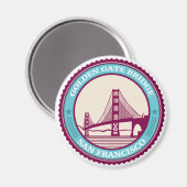 Aimant Pont du Golden Gate de San Francisco (Recto/Verso)