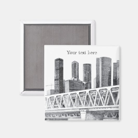 Aimant Pont du métro (Recto/Verso)