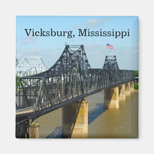 Aimant Pont du Mississippi de Vicksburg (Devant)