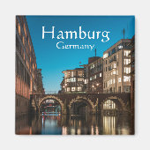 Aimant Pont Ellerntorsbrücke à Hambourg (Devant)