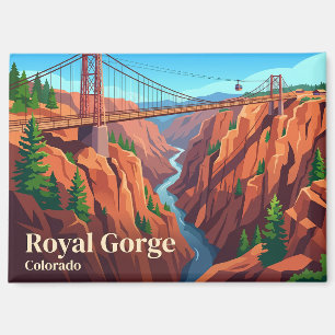 Aimant Pont et Parc Royal Gorge USA